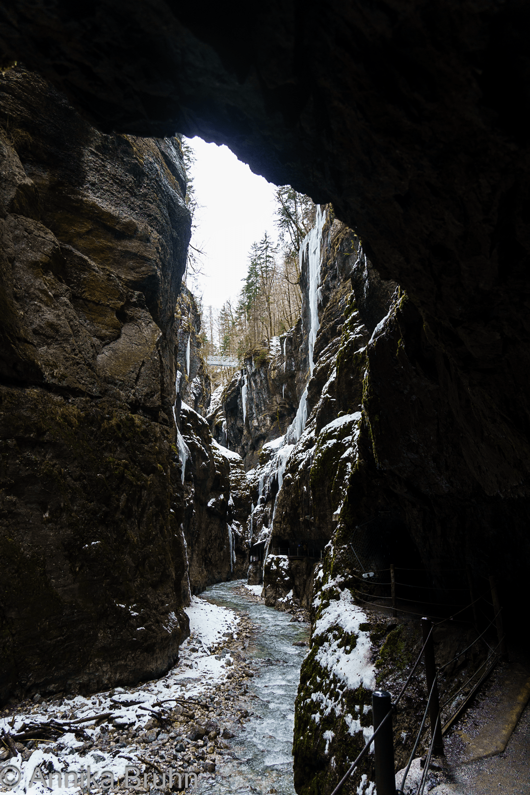 Mitten durch die Partnachklamm